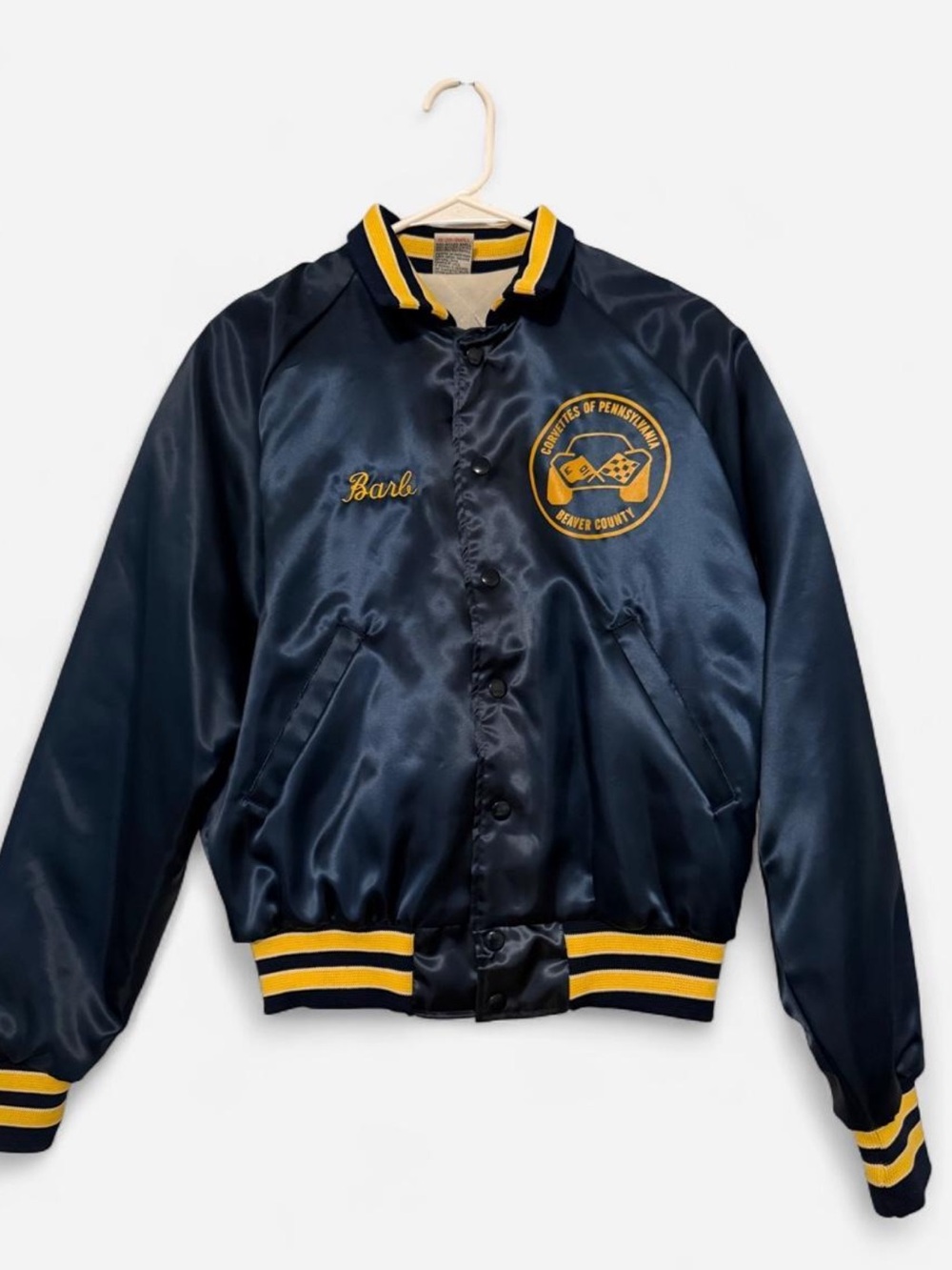 Vintage Navy Blue Varsity Jacket